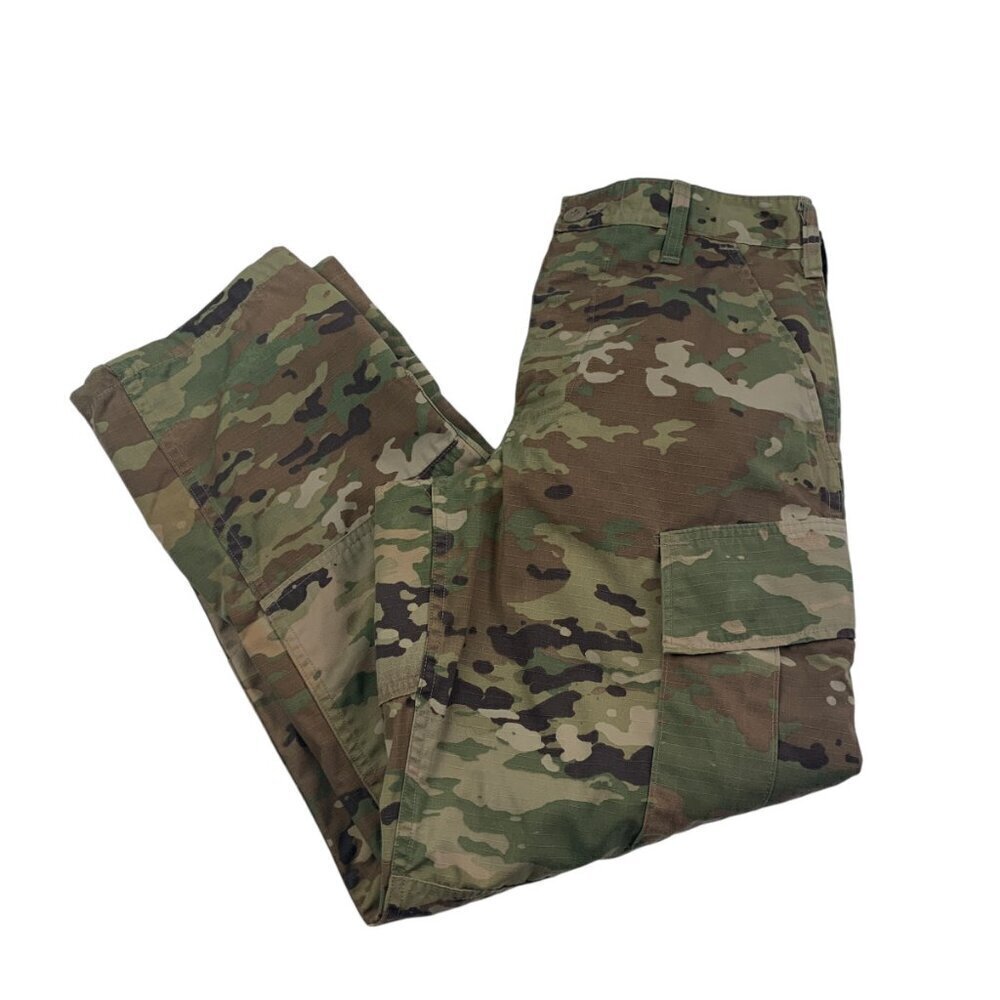 Army Camo Combat/Cargo Uniform Trousers Unisex Size Small/Short